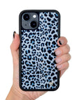 Hand Pic Image 01 Blue Meow iPhone Case