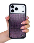 Hand Pic Image 01 Rhinestone Pink iPhone Case