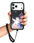 Hand Pic Image 02 Crystal Wristlet Black