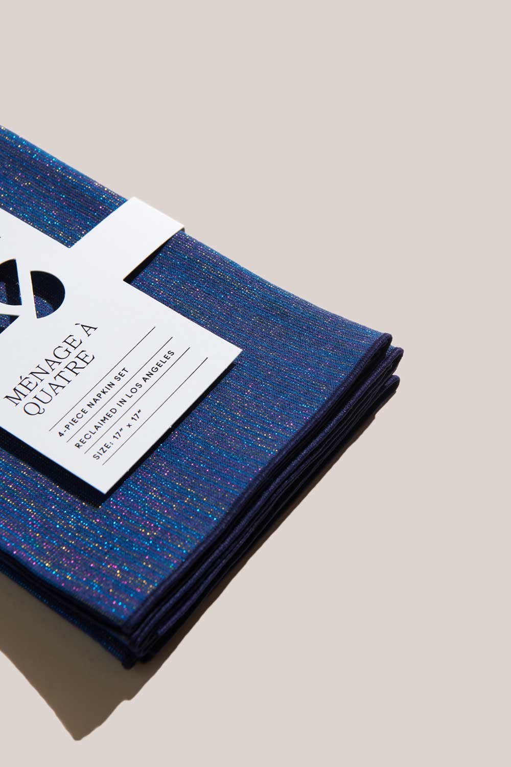 ATELIER SAUCIER - Sapphire Linen Napkin Set -