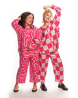 Boyko - Blake Blouse - Hot Pink Squiggle -