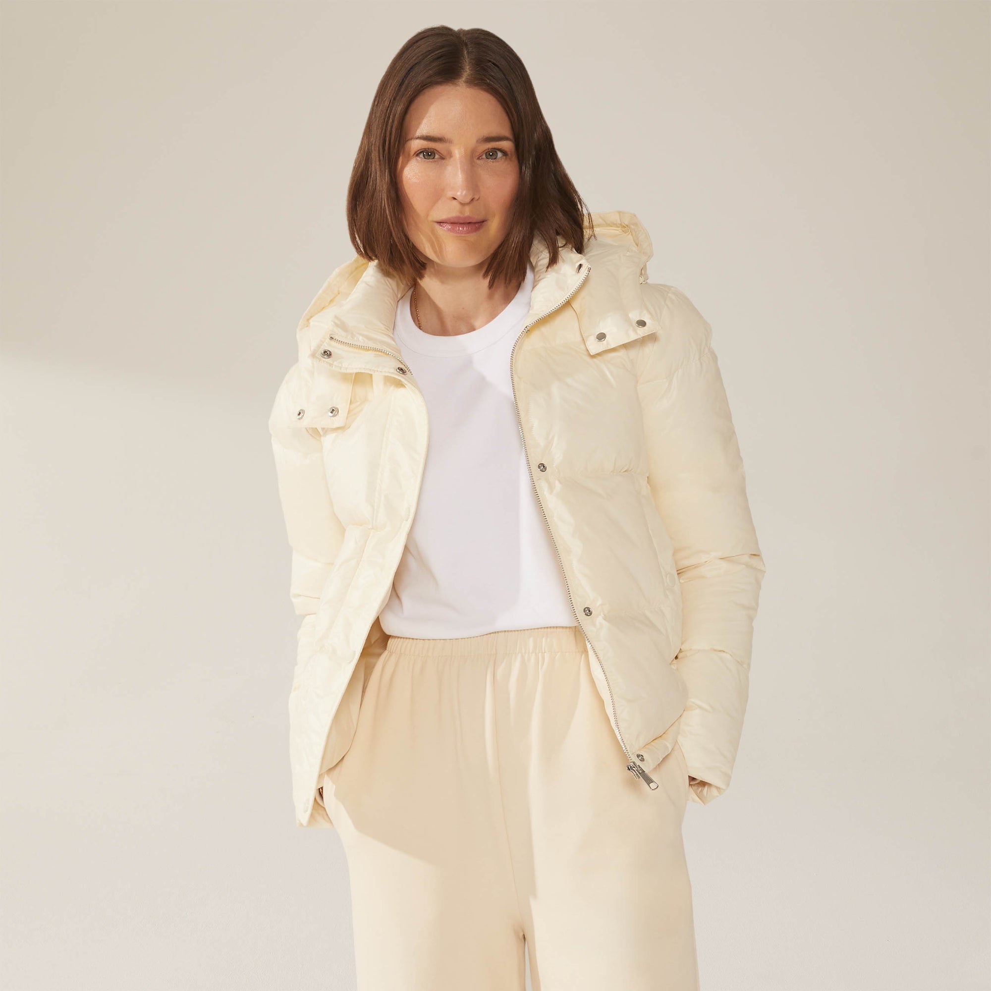 Italic - Adeline Hooded Down Puffer Jacket -