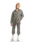 Boyko - Billie Jacket - Black/Ivory Check -