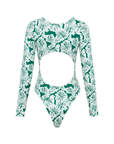 Noserider Surf Club - Classic Long-Sleeve Surf Suit in Lush Tropics -