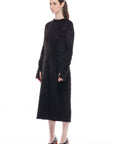 Toit Volant - Hilman Dress - Black Shaggy -