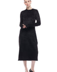 Toit Volant - Hilman Dress - Black Shaggy -
