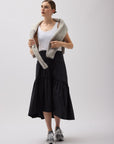 Richer Poorer - Stevie Tiered Maxi Skirt - Black - BLACK
