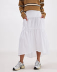 Richer Poorer - Womens Stevie Tiered Maxi Skirt - White -