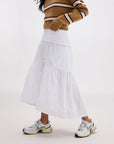 Richer Poorer - Womens Stevie Tiered Maxi Skirt - White - WHITE