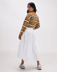 Richer Poorer - Womens Stevie Tiered Maxi Skirt - White -