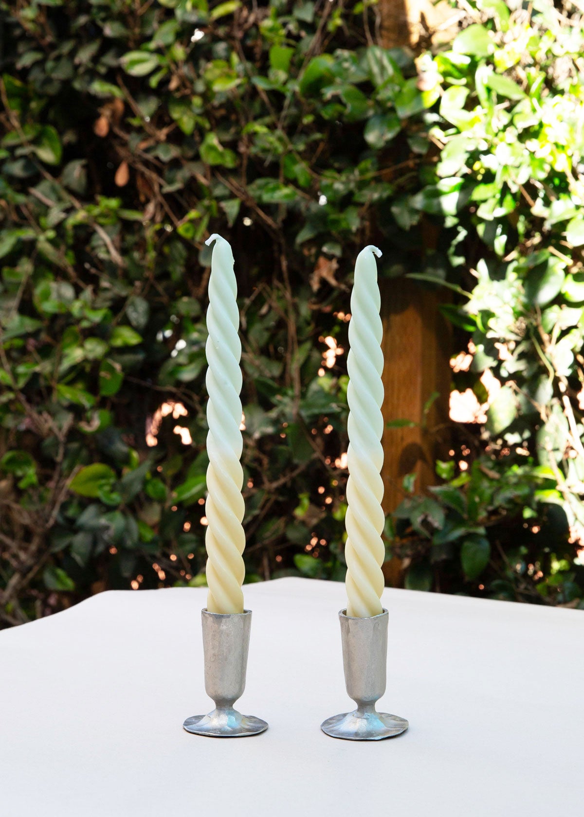 Creative Co. - Metal Taper Holder - Silver -