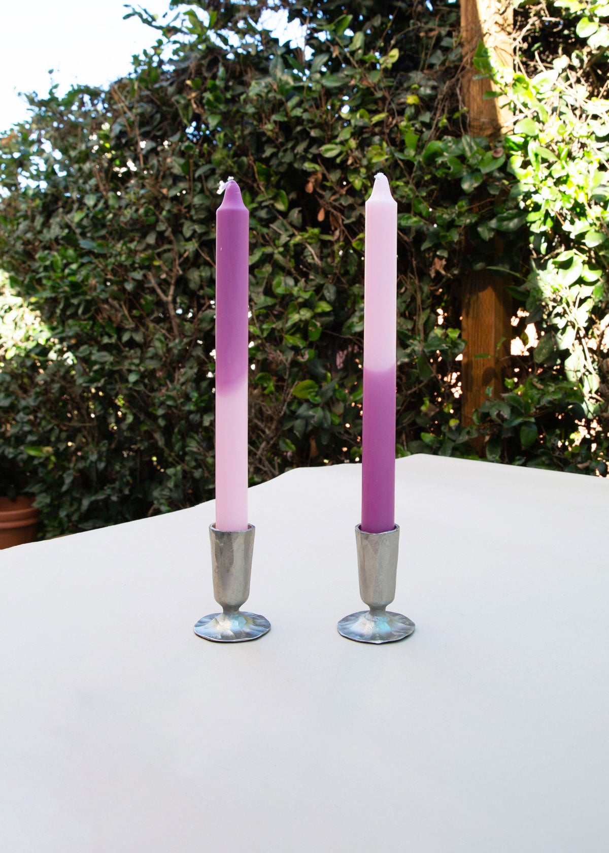 Creative Co. - Metal Taper Holder - Silver -