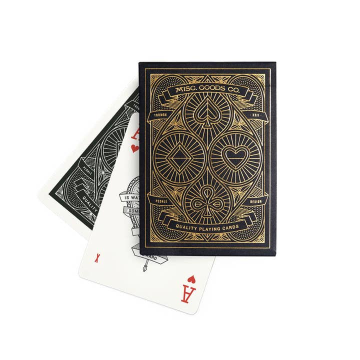 Misc. Goods Co. - Playing Cards - Black -