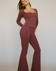 Rat Boi - Butterfly Snap Pant - Boysenberry -