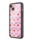 Wildflower iPhone case 15 Plus An Apple A Day Fruit Flowers