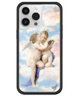 wildflower iphone case 14 pro max angels blue white