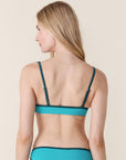 Andie Swim - The Bells Bikini Top - Cyan -