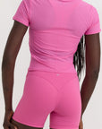 Organic Basics - Active Mesh Tee - Pink -