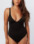 Serei Swim - Amara One-Piece - Textured Black -