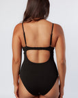Serei Swim - Amara One-Piece - Textured Black -