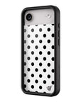 Wildflower iPhone case Air Polka Dot White Black Cute