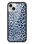 Wildflower iPhone case 13 Blue Meow Leopard Cute