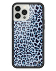 Wildflower iPhone case 13 Pro Max Blue Meow Leopard Cute