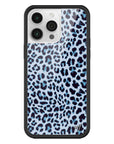 Wildflower iPhone case 14 Pro Max Blue Meow Leopard Cute