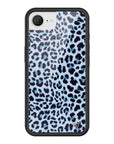 Wildflower iPhone case 17e Blue Meow Leopard Cute