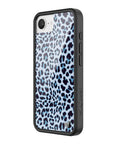 Wildflower iPhone case 17e Blue Meow Leopard Cute