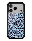 Wildflower iPhone case 17 Pro Blue Meow Leopard Cute