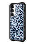 Wildflower Galaxy S25 case Plus Blue Meow Leopard Cute