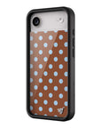Wildflower iPhone case Air Polka Dot Brown Blue Cute