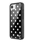Wildflower Polka Dot Black and White iPhone 17e Case