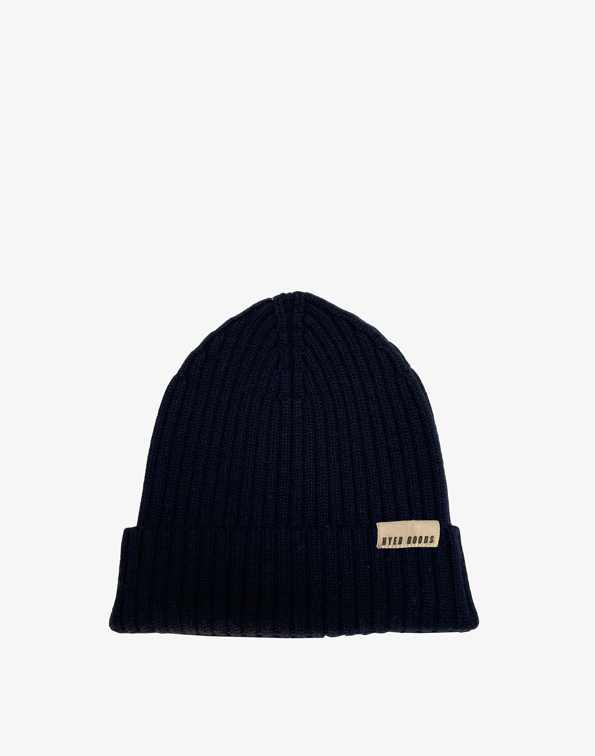 Hyer Goods - A Better Beanie Merino - Dark Navy -