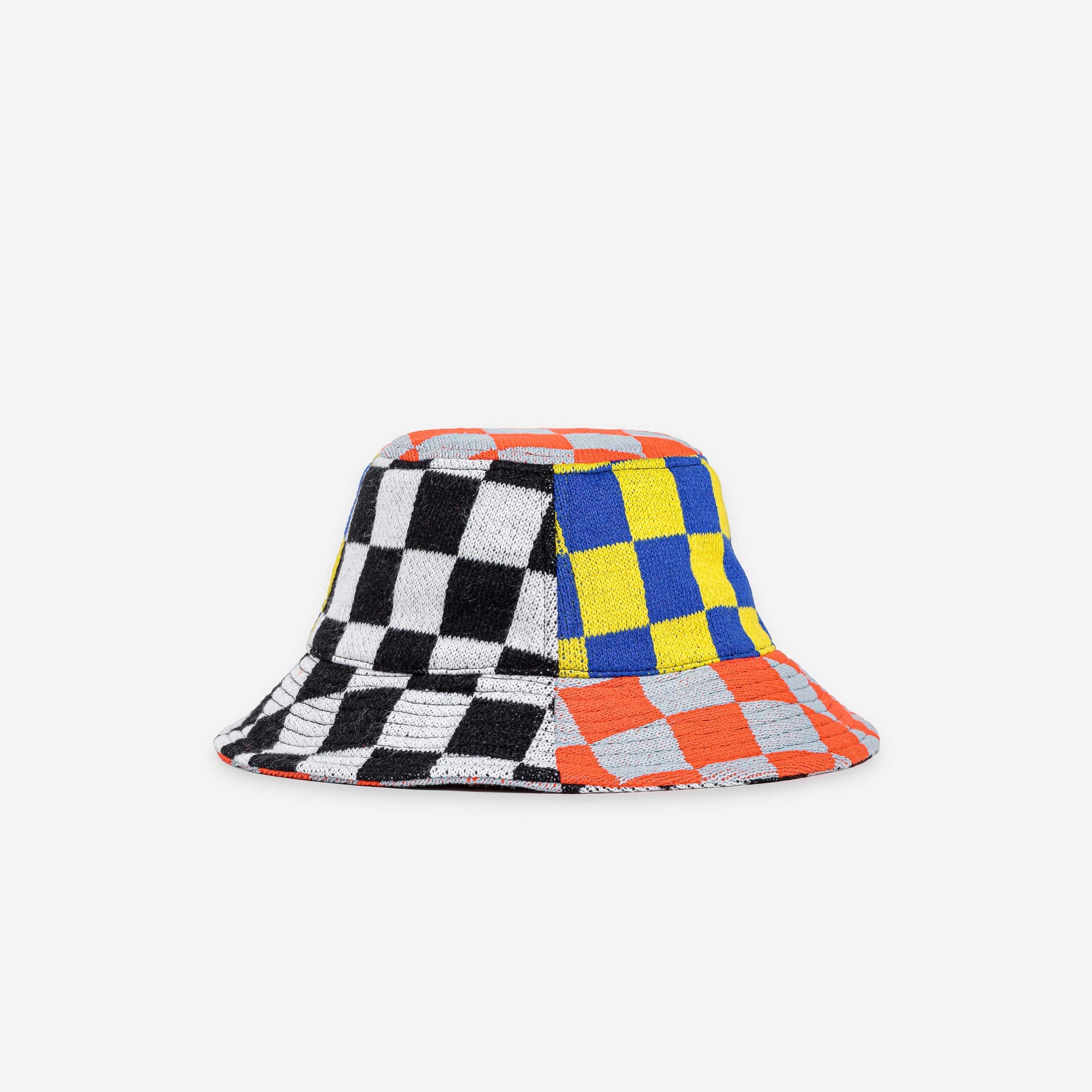 Verloop - Checkerboard Patchwork Bucket Hat -