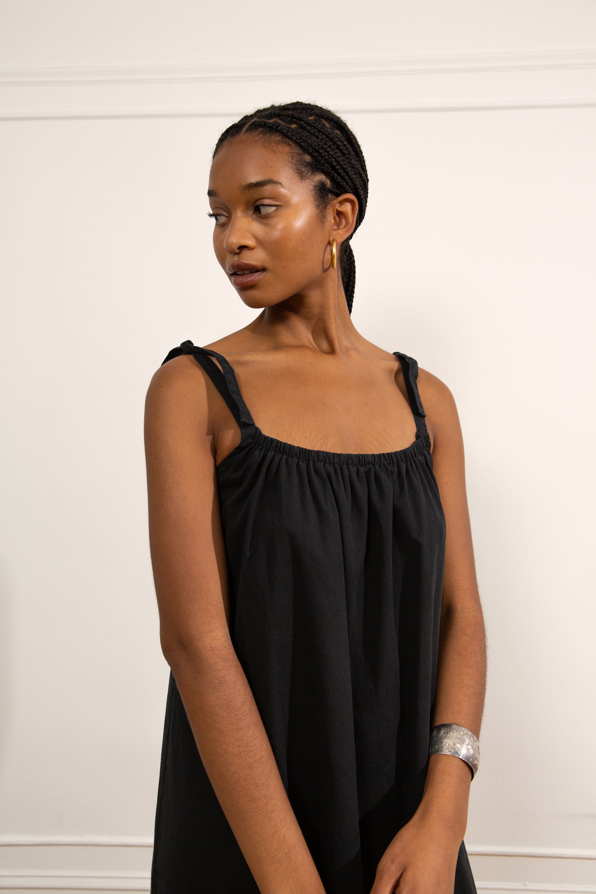Loup - Penelope Tie Strap Dress - Black -