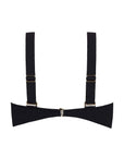 Montce - Black Rib Bustier Bikini Top -