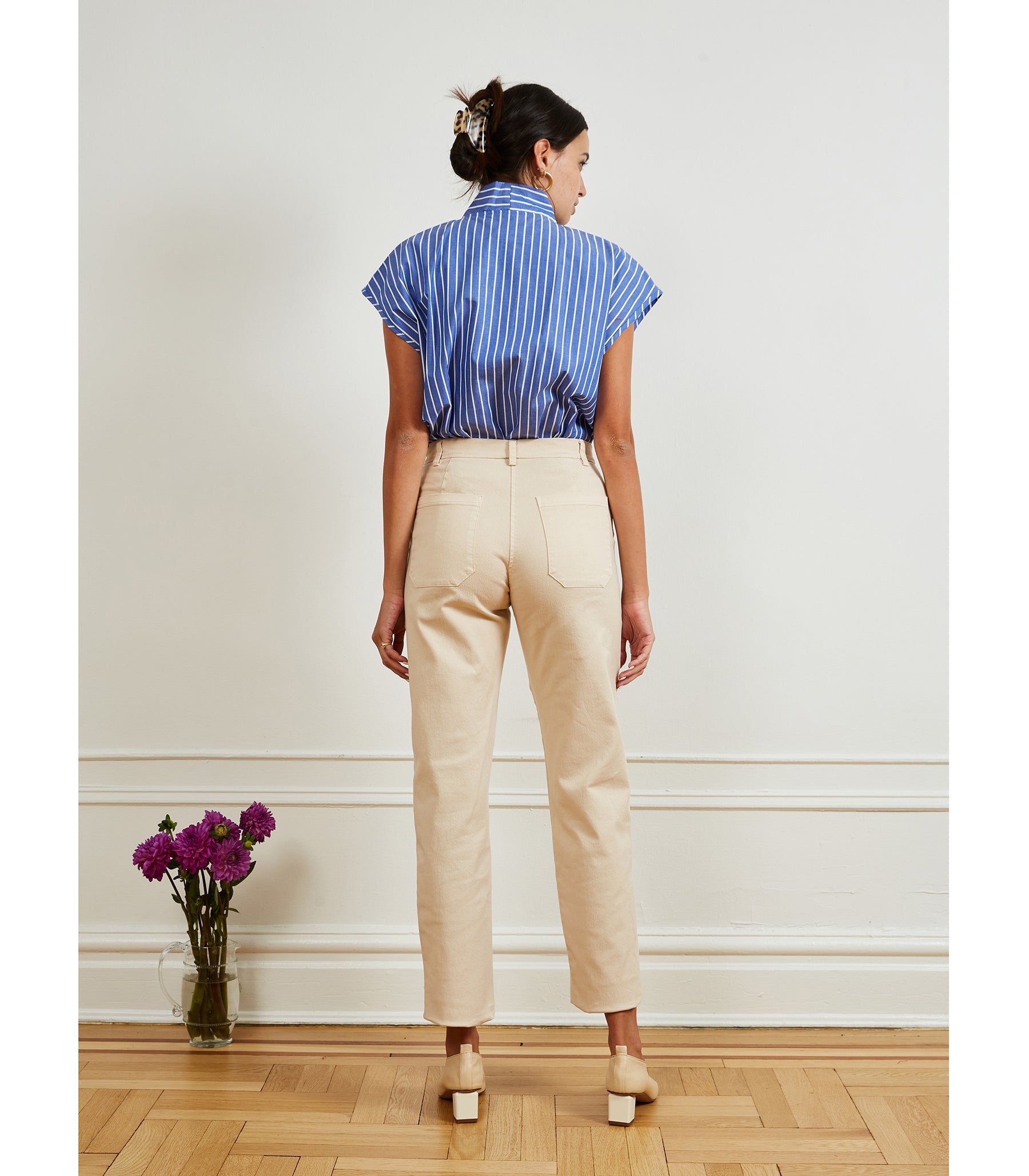 Loup - James Straight-Leg Work Pant - Sand -
