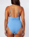 Serei Swim - Bopha One-Piece - Textured Blue -