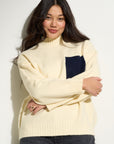 Callahan Knitwear - Bradley Oversized Turtleneck - Creme -