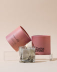 Choice Blooms - No. 7 Tobacco + Wood Candle -