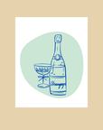 Nice Paper - Greeting Card - Champagne Celebration -