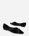 Intentionally Blank - Cecilia Velvet Ballet Flat -