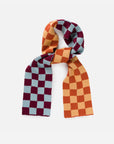 Verloop - Checkerboard Knit Mini Scarf -