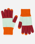 Verloop - Trio Colorblock Knit Touchscreen Gloves -