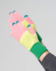 Verloop - Trio Colorblock Knit Touchscreen Gloves -