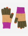 Verloop - Trio Colorblock Knit Touchscreen Gloves -