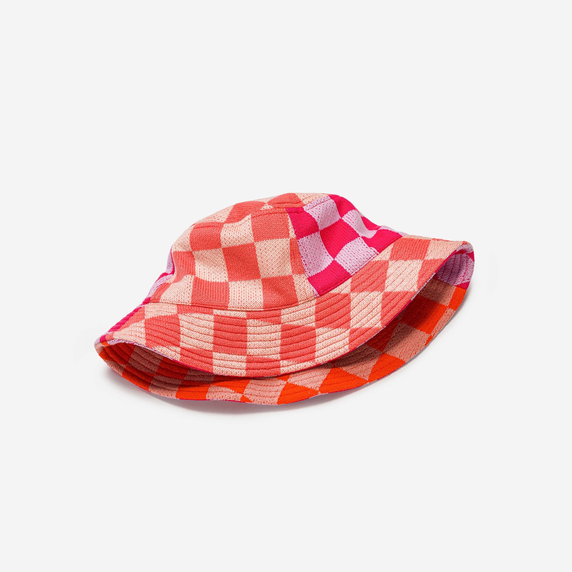 Verloop - Checkerboard Patchwork Bucket Hat -