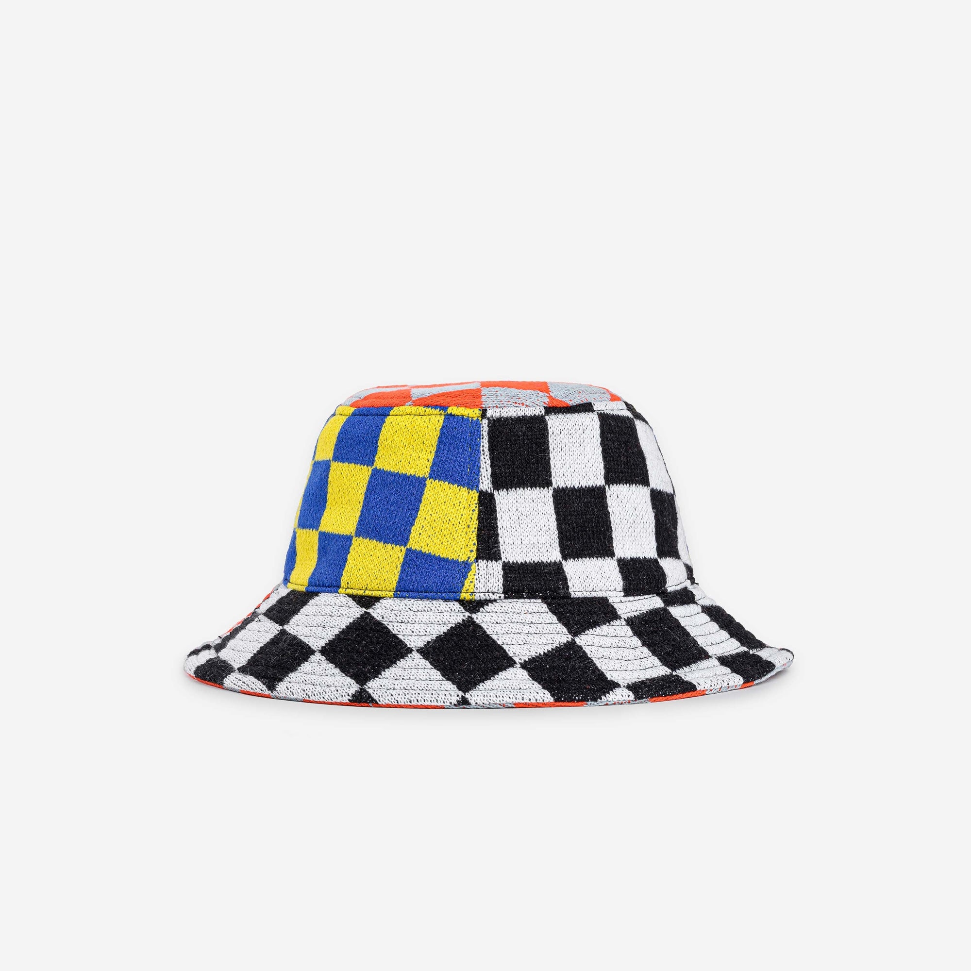 Verloop - Checkerboard Patchwork Bucket Hat -